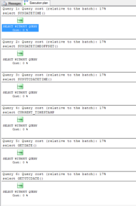 datetime functions sql queryanalyzer
